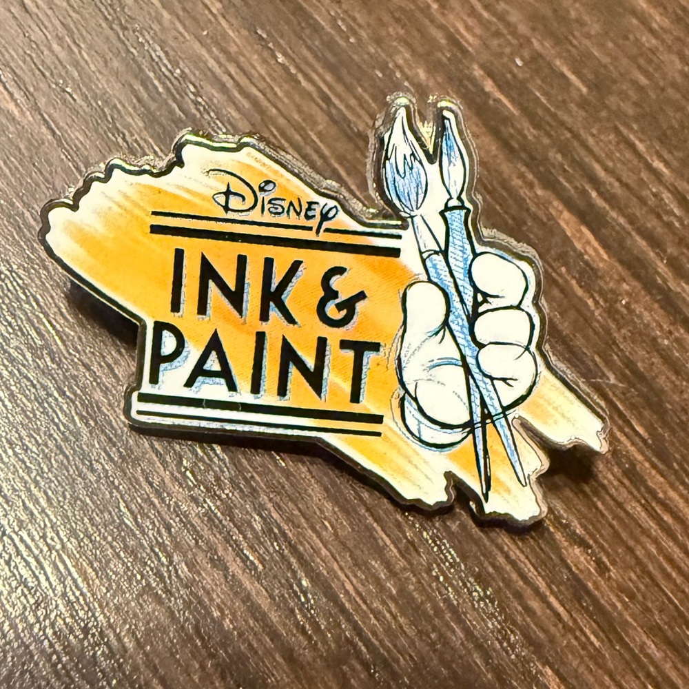 Disney Ink & Paint Enamel Mystery Pin Logo
